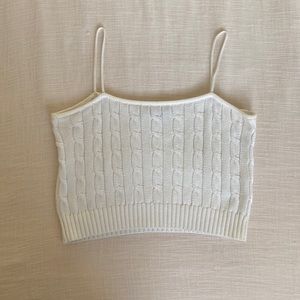Brandy cropped knit